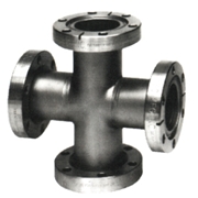 CF 4-WAY crosses (2 flanges Rotatable)